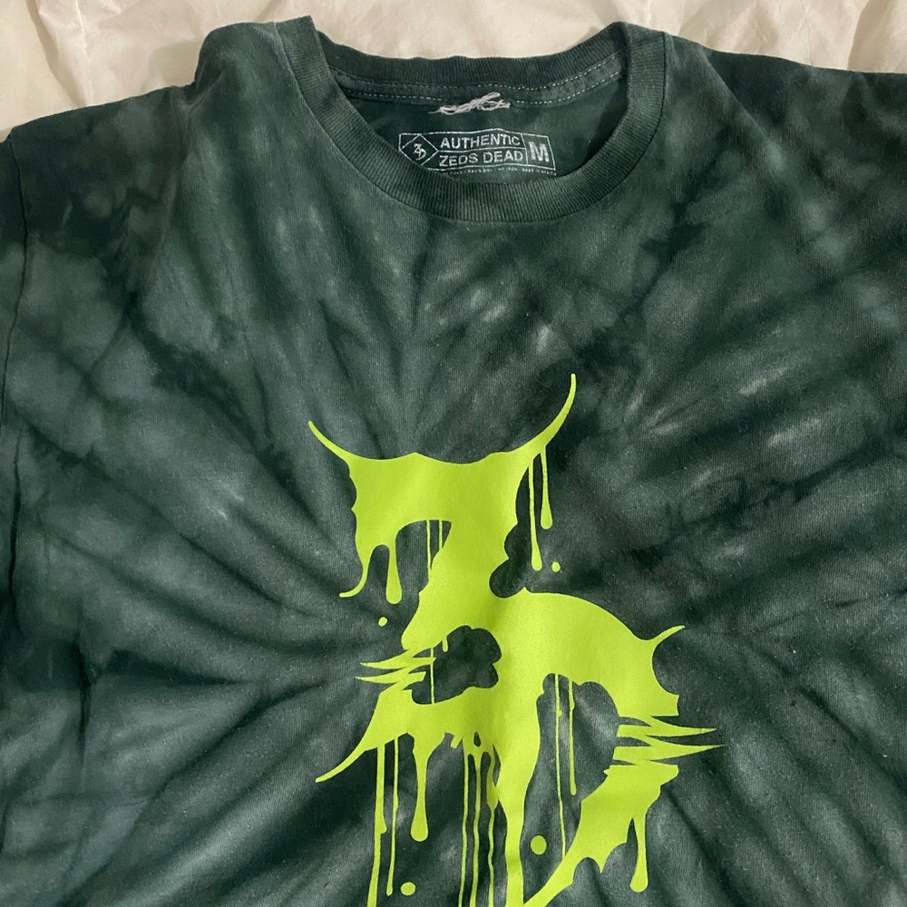 Zeds Dead Green Skeletons T-Shirt - Picture 3 of 6